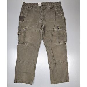Carhartt Pants Mens 42X32. Relaxed Fit Green Rip Stop Double Knee.‎